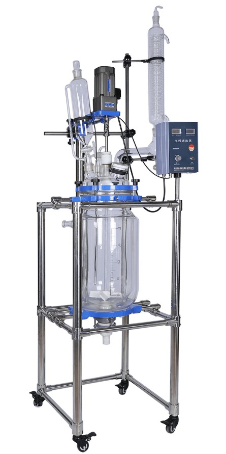 100L glass reactor price