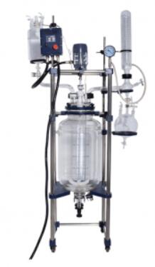 10 L jacketed glass reactors for sale