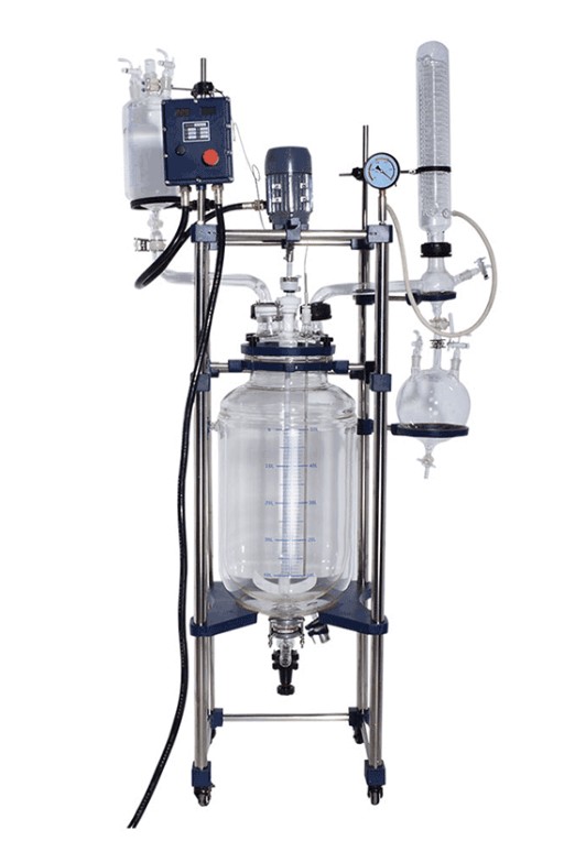 single Jacketed Glass Reactorsingle Jacketed Glass Reactor