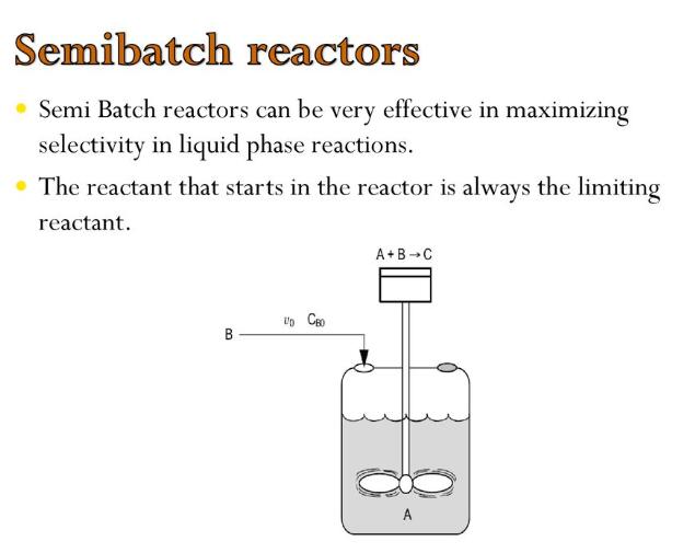 semi batch reactor